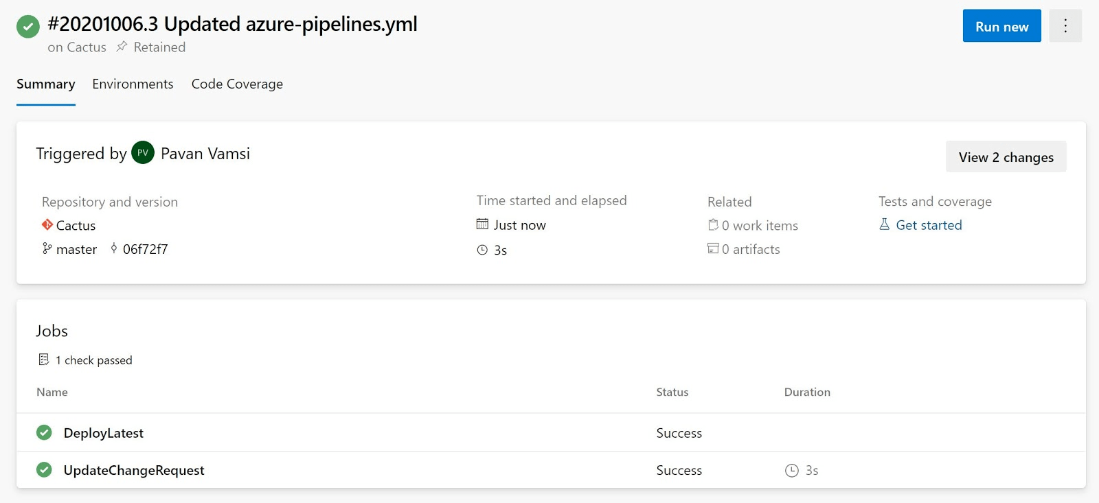 resulting pipeline